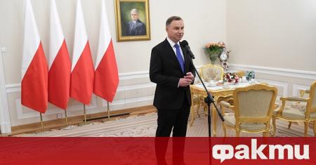 Действащият полски президент Анджей Дуда който се бори за втори