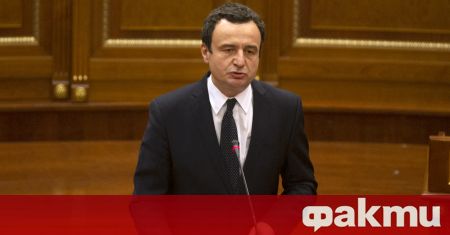 Новоизбраният премиер на Косово Албин Курти заяви, че подкрепя Вьоса