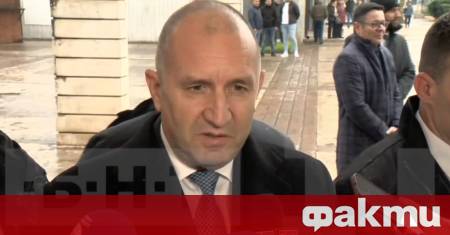 Президентът Румен Радев коментира актуални теми Приветства всички хора които
