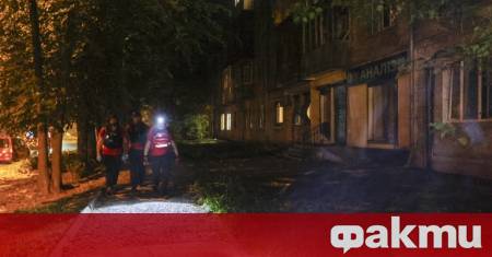 Най малко 11 души са ранени при руска атака с дронове