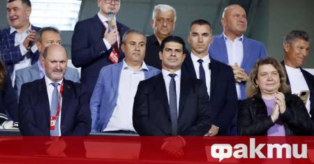 Президентът на футболната ни централа Георги Иванов говори след загубата