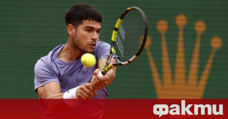 Новият шампион на Мастърса в Монте Карло Карлос Алкарас