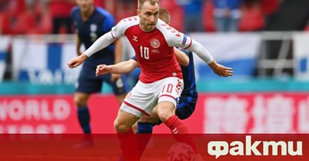 Кристиан Ериксен официално се завърна във Висшата лига Датският национал