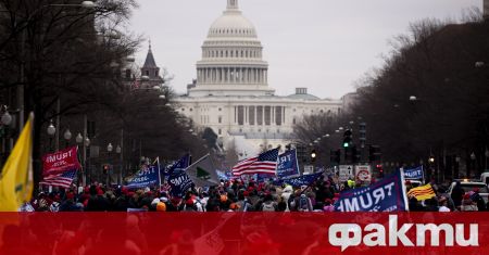 Привърженици на американския държавен глава провеждат мащабни протести във Вашингтон