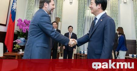 Президентът Лай Чинг те прие американския сенатор Рубен Галего в