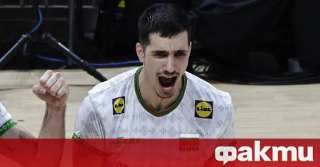 Българският волейболен национал Преслав Петков който вече се утвърди като