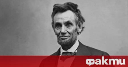 Кичур от косата на Ейбрахам Линкълн увит в окървавена телеграма