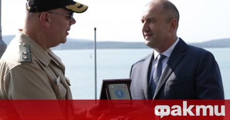 Президентът и върховен главнокомандващ на Въоръжените сили Румен Радев присъства