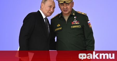 Министърът на отбраната на Русия Сергей Шойгу e отстранeн от