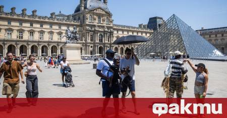 Температури в части от Европа достигнаха около 40 градуса по