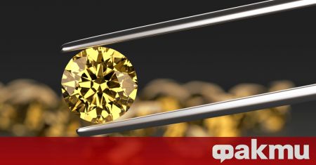 Огромен искрящ жълт диамант беше показан на ценителите в Дубай