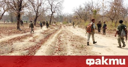 Броят на индийските военнослужещи загинали в щата Чхаттисгарх при сблъсък