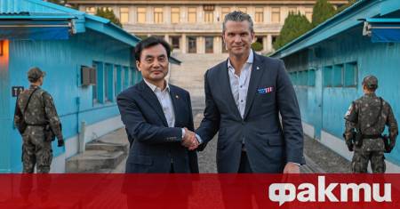 Министърът на отбраната на САЩ Пийт Хегсет посети демилитаризираната зона