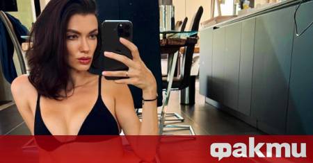 Германската манекенка Ана Кристина Шварц който е известна у нас като