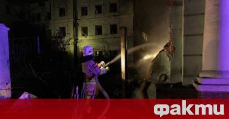 За експлозиите тази нощ в украинската столица Киев предаде украинското