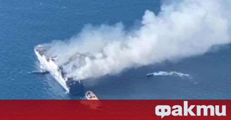В пожара на ферибота в Йонийско море пловдивска транспортна фирма