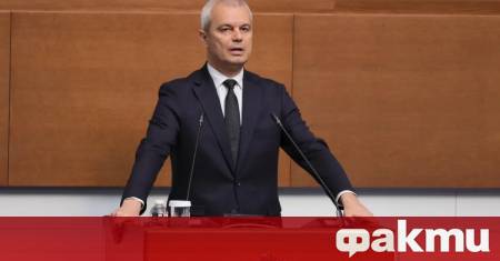 Председателят на Възраждане Костадин Костадинов изрази недоумението си пред медиите