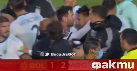 В голям скандал се замеси звездата на аржентинския национален отбор