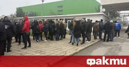 Близо 300 служители на голямо предприятие за производство на целулоза