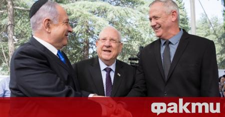 Израелският премиер Бенямин Нетаняху и политическият му съперник Бени Ганц