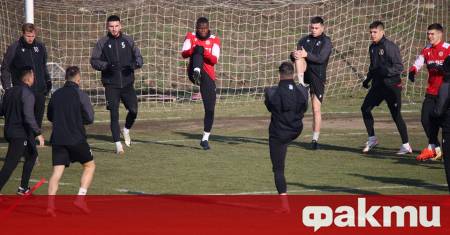 ЦСКА се готви в пълен състав за предстоящия двубой с