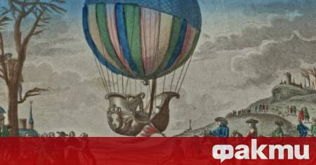 Демонстрацията на братята Монголфие на 4 юни 1783 г бележи