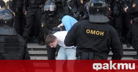 Беларуската полиция е задържала 250 участници в днешните протести в