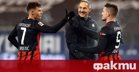Айнтрахт Франкфурт победи Кьолн с 2 0 в среща от 21 ия