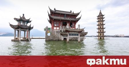 Най голямото сладководно езеро в Китай Поянг намали обема си
