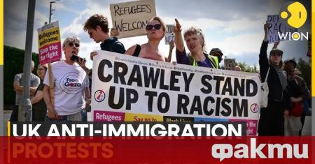 Във Великобритания продължава напрежението около настаняването на търсещи убежище в