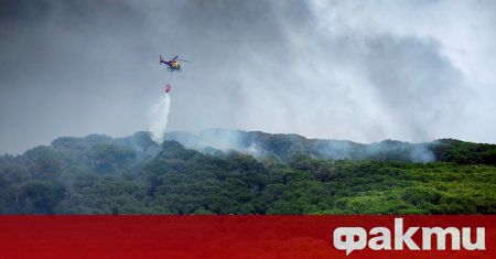 Нов горски пожар наложи поредната евакуация в Гърция Огънят се