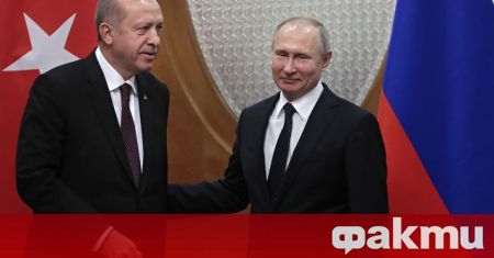 Руският президент Владимир Путин и президентът на Турция Реджеп Тайип