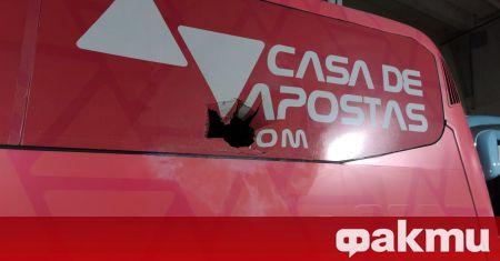 Автобусът на втородивизионния бразилски клуб Баия бе нападнат със самоделна