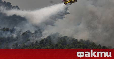 Турция изпрати два противопожарни самолета в Испания за да помогне