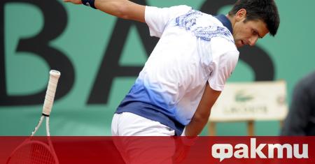 Водачът в световната ранглиста по тенис Новак Джокович бе глобен