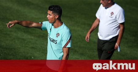 Кристиано Роналдо се присъедини към съотборниците си в националния отбор