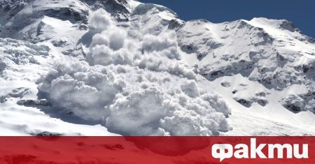За значителна лавинна опасност в планините заради затоплянето на времето