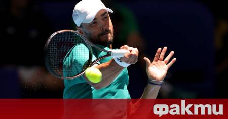 Димитър Кузманов отпадна в първия кръг на тенис турнира на