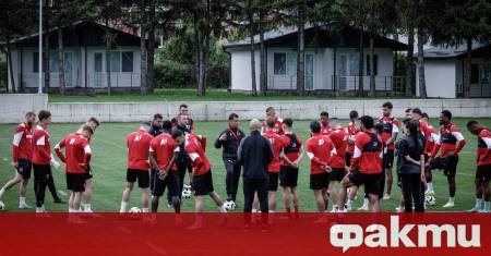 Представителният тим на ЦСКА проведе последната си тренировка преди утрешния
