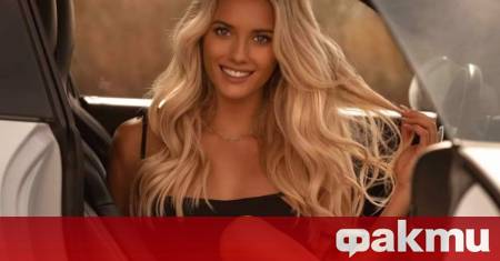 Американката Линдзи Бруър която получи прозвището най секси автомобилна състезателка в