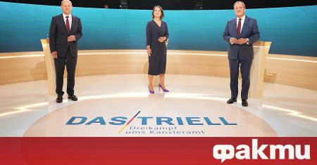 Кандидатите за канцлер на Германия проведоха телевизионен дебат съобщи Дойче