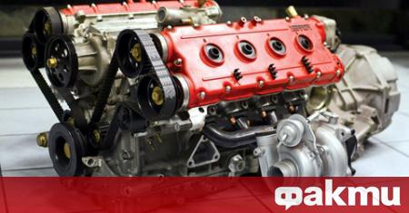 В Швейцария се продава опитен осемцилиндров двигател Ferrari с два