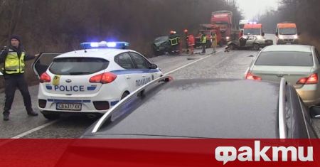Teжка катастрофа затвори Е 79 между между Мездра и Ботевград съобщава