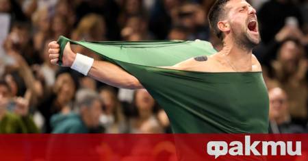 Новак Джокович отпразнува по нестандартен и забавен начин още един