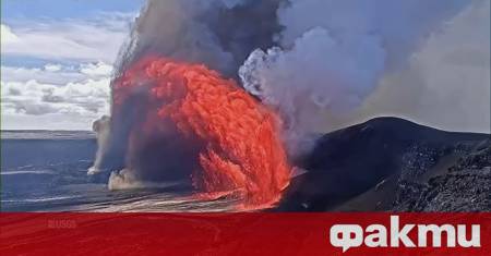 Вулканът Килауеа в Хавай изригна за 38 ми път освобождавайки