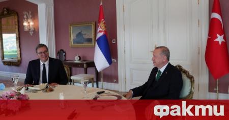 Държавният глава на Сърбия Александър Вучич проведе среща с турския