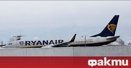 Нискотарифната компания Ryanair подновява полетите си от летище Пловдив до