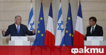 Френският президент Еманюел Макрон в понеделник остро осъди плановете на