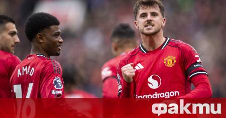 Манчестър Юнайтед направи обрат и спечели срещу Кристъл Палас с