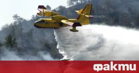 Трети ден продължава борбата с мащабния пожар в Сакар Огнената